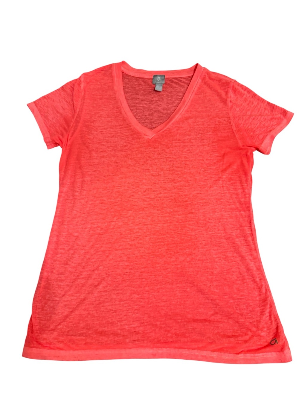 GAP Women's V-Neck Short Sleeve Tee - Coral